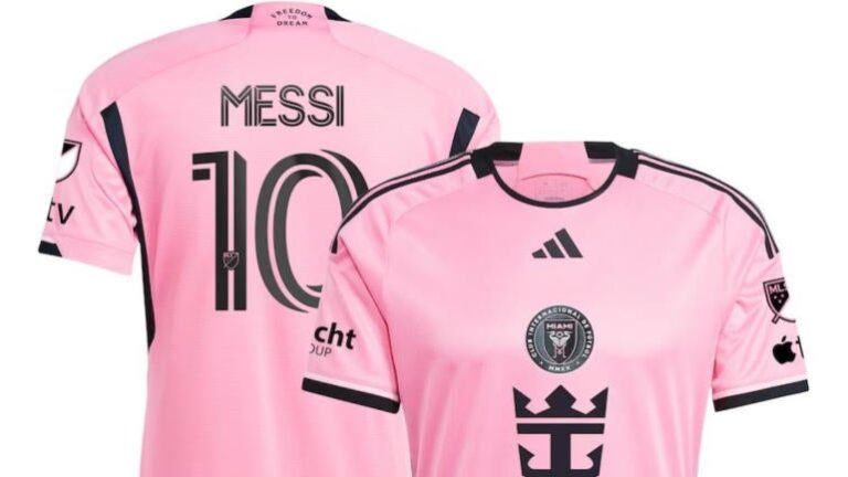 pink messi jersey 2024 cbs fanatics