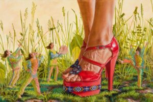Kent Monkman Compositional Study for They Walk Softly on this Earth PN.2021.076 24 x 36 Full Res JPEG 1200x800