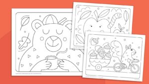 Fall Coloring Pages Feature