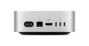 Apple Mac mini back facing ports