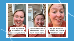 Add This Brain Break For Secondary Students to Your List Pronto