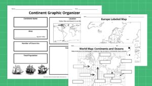 Continents and Oceans feature