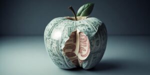 Leonardo Diffusion An Apple Made of Money gID 7