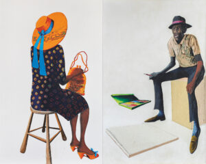 01 Benny Andrews Portrait of the Portrait Painter 1987 copy