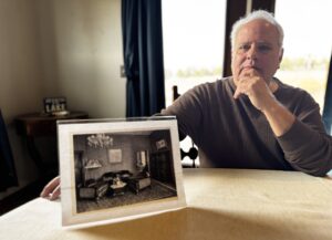 David Cassirer with Photograph of Apartment 1